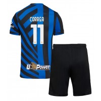 Inter Milan Joaquin Correa #11 Domáci Detský futbalový dres 2024-25 Krátky Rukáv (+ trenírky)